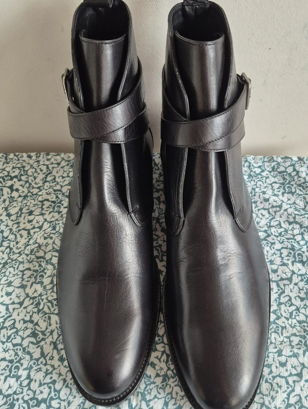 NEW! SAINT LAURENT Leather Boots / US Size 10